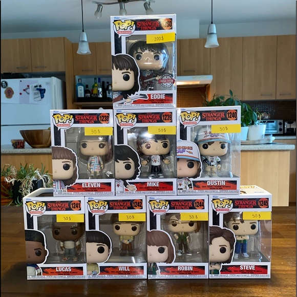 Funko Pop Other - All collection S4 Stranger Things Funko Pop+Eddie Special Edition -Without Max